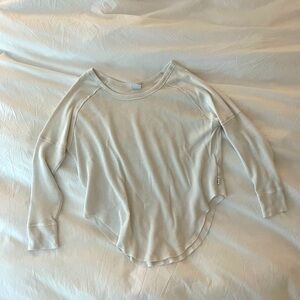 Aritzia TNA waffle tee